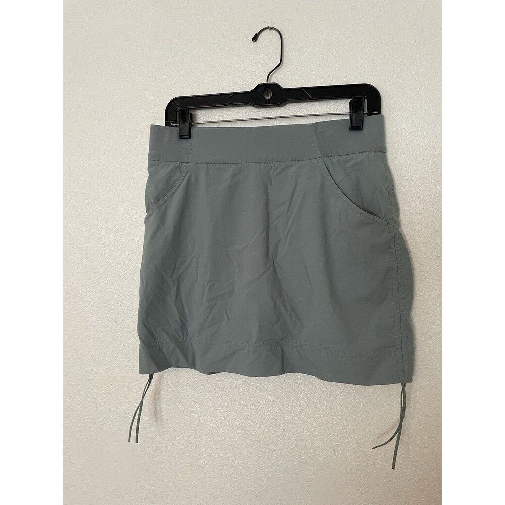 COLUMBIA Women’s Medium Anytime Casual SKORT Skirt Shorts Sage Green Pull-On